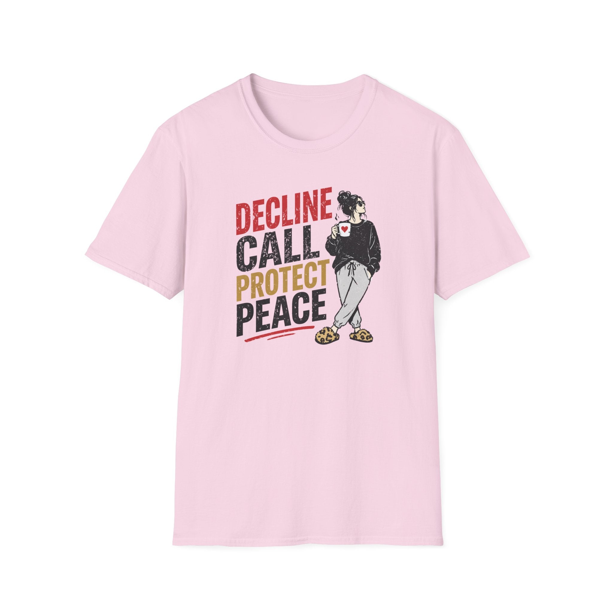 Decline Call Protect Peace T-Shirt