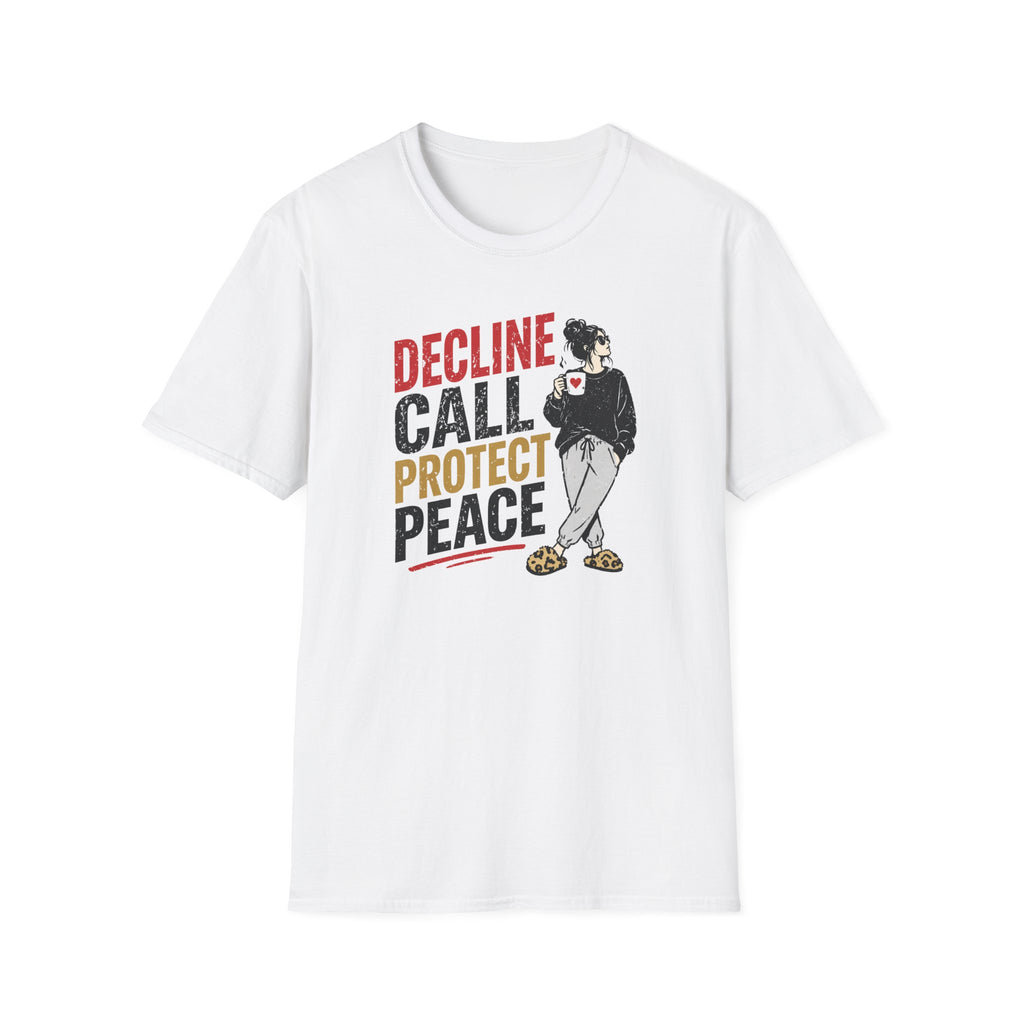 Decline Call Protect Peace T-Shirt