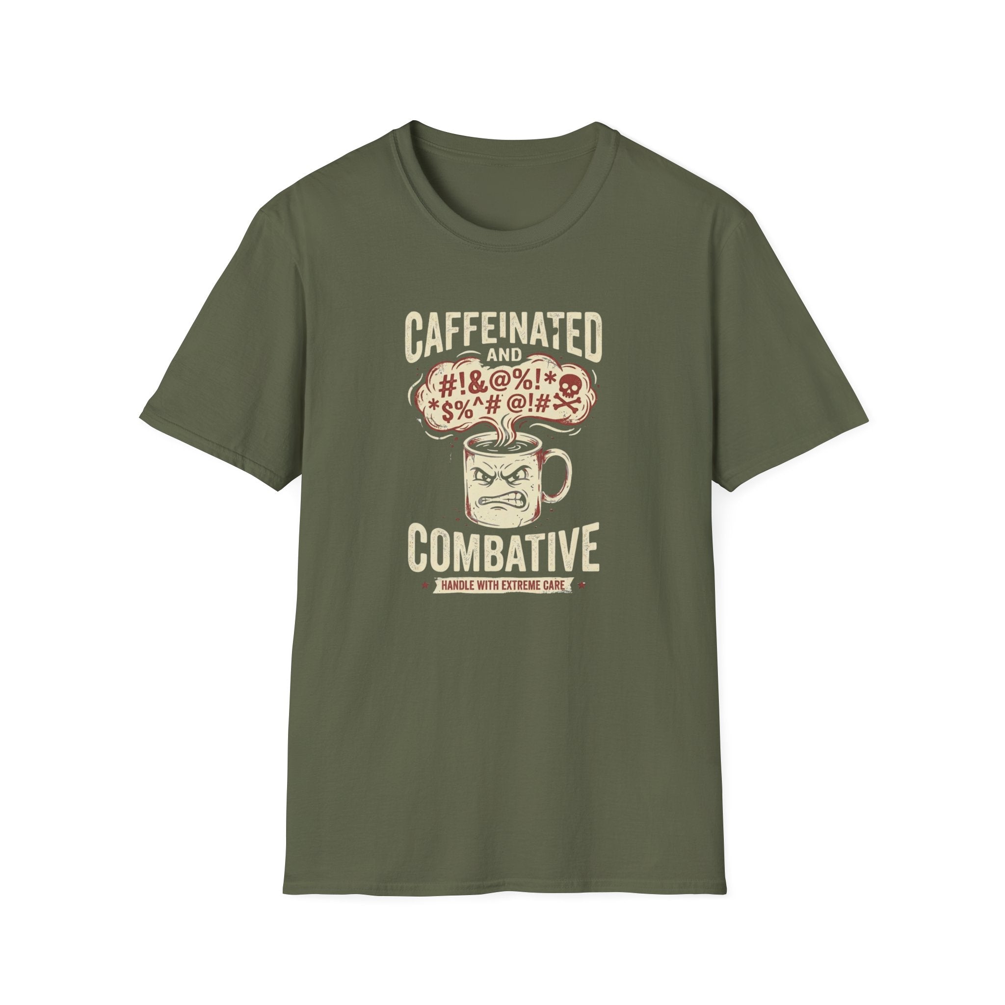Caffeinated and Combative T-Shirt