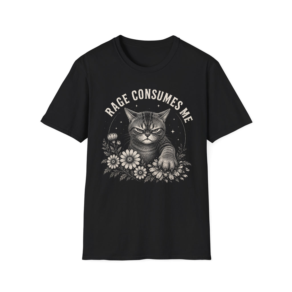 Angry Rage Consumes Me (Dark) T-Shirt