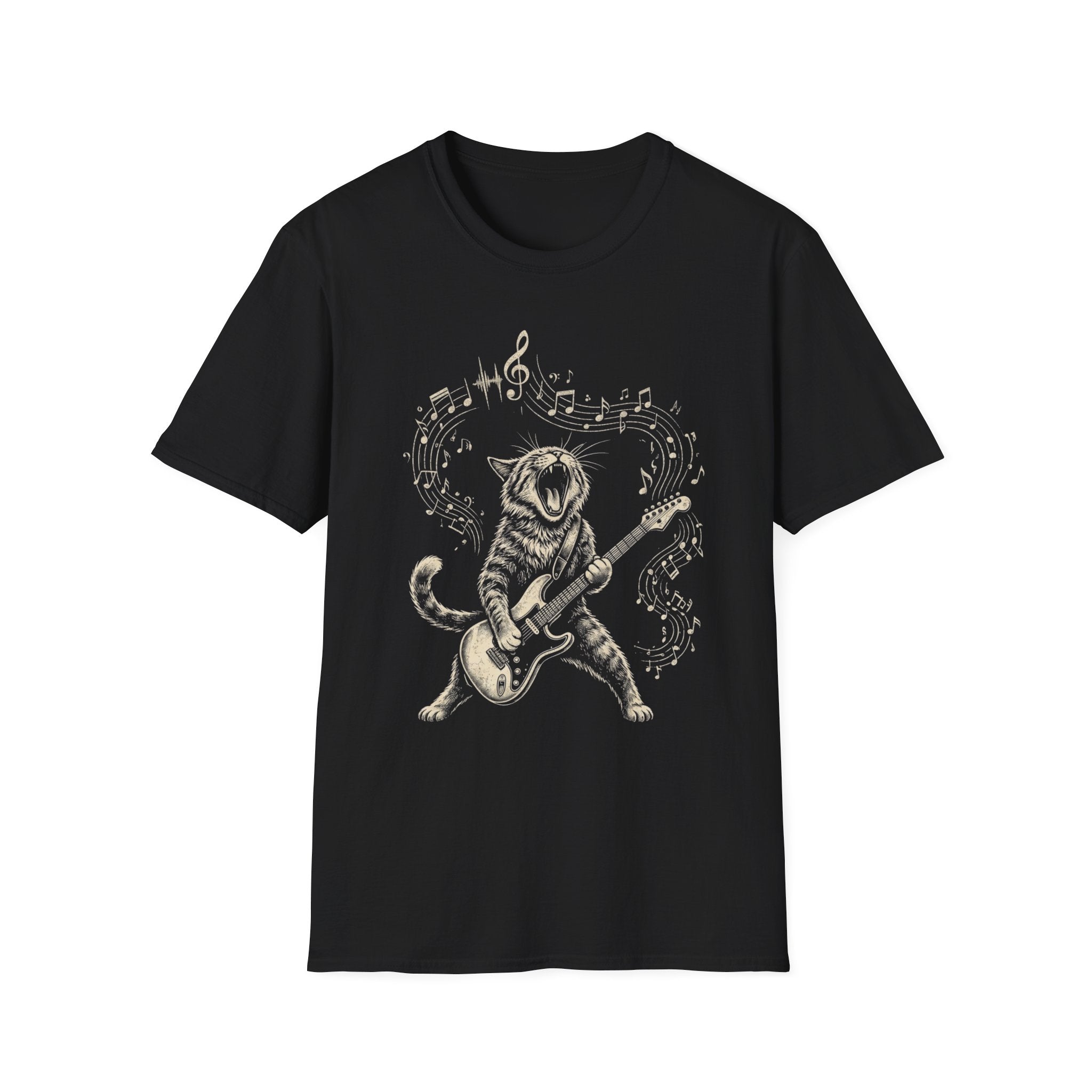 Rock & Roll Cat T-Shirt