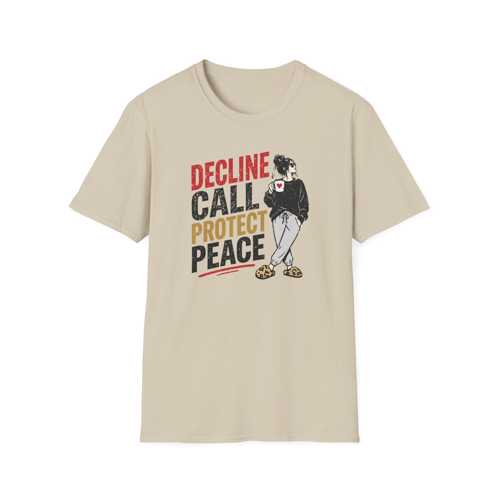 Decline Call Protect Peace T-Shirt