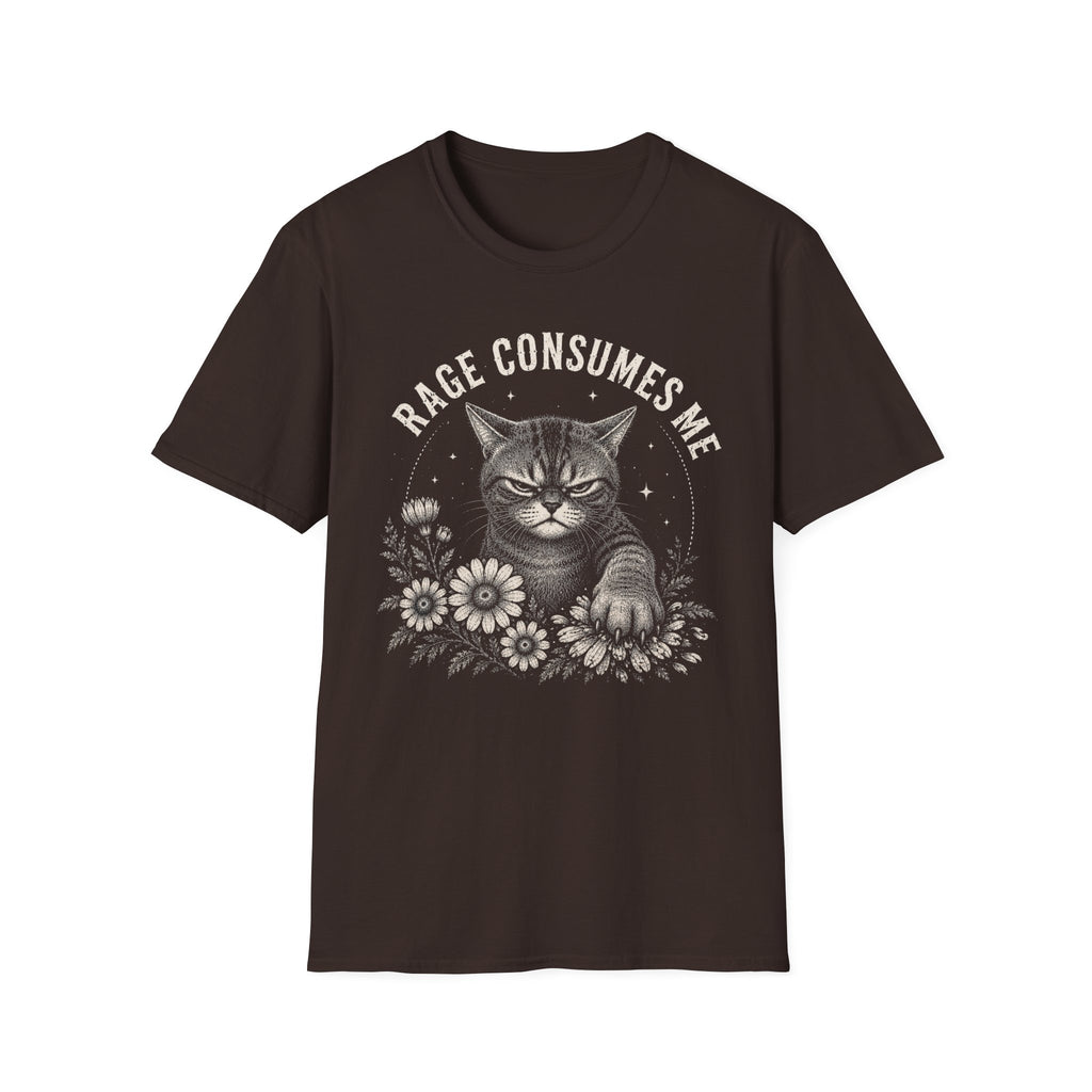 Angry Rage Consumes Me (Dark) T-Shirt