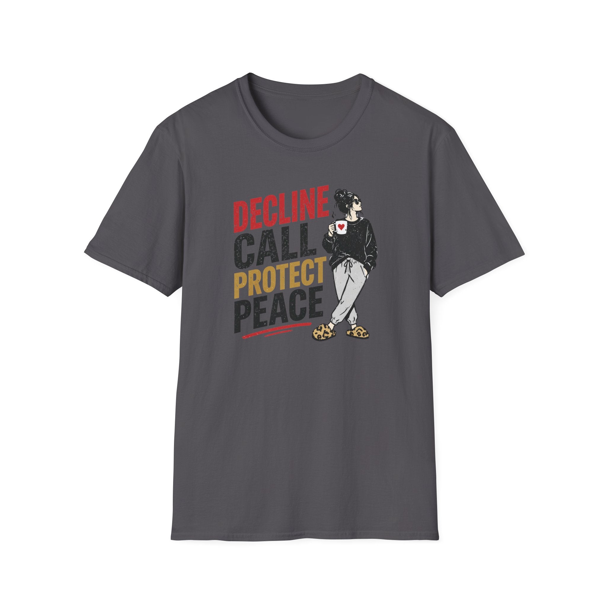Decline Call Protect Peace T-Shirt